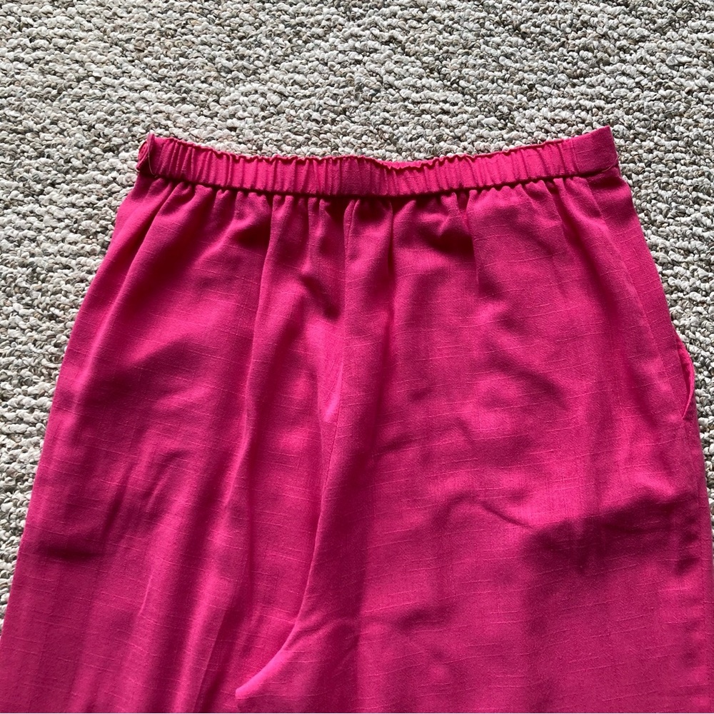 5/$15 Vintage Lloyd Williams Bright Pink Lightweight Pants 12 - Picture 3 of 10